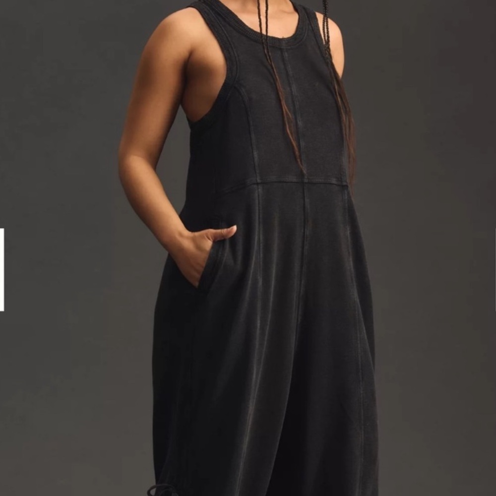 Anthropologie Black Jumpsuit
